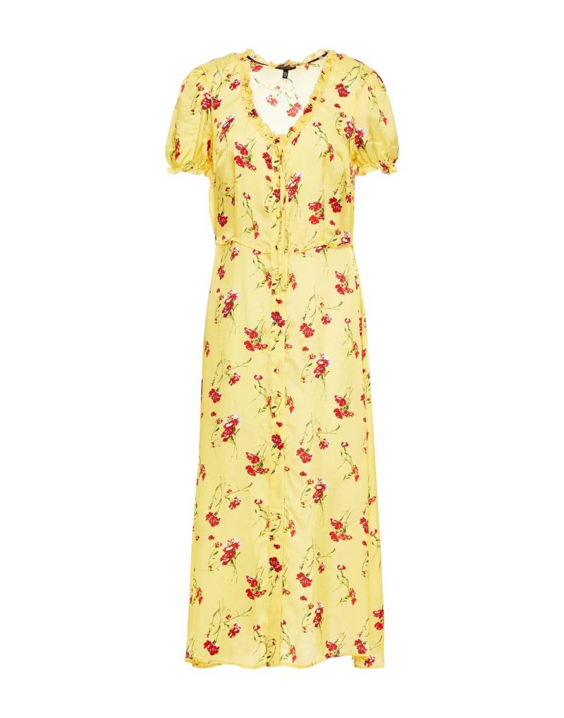 R13 Midi-kleid Damen Gelb von R13