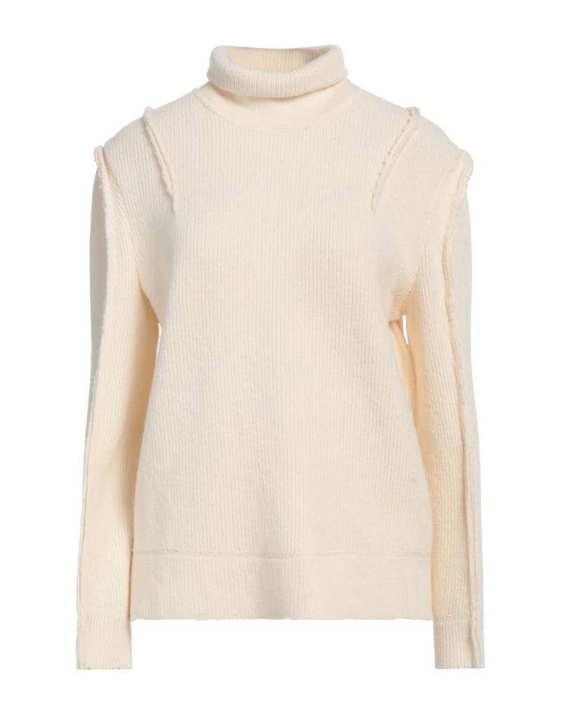 R13 Rollkragenpullover Damen Cremeweiß von R13