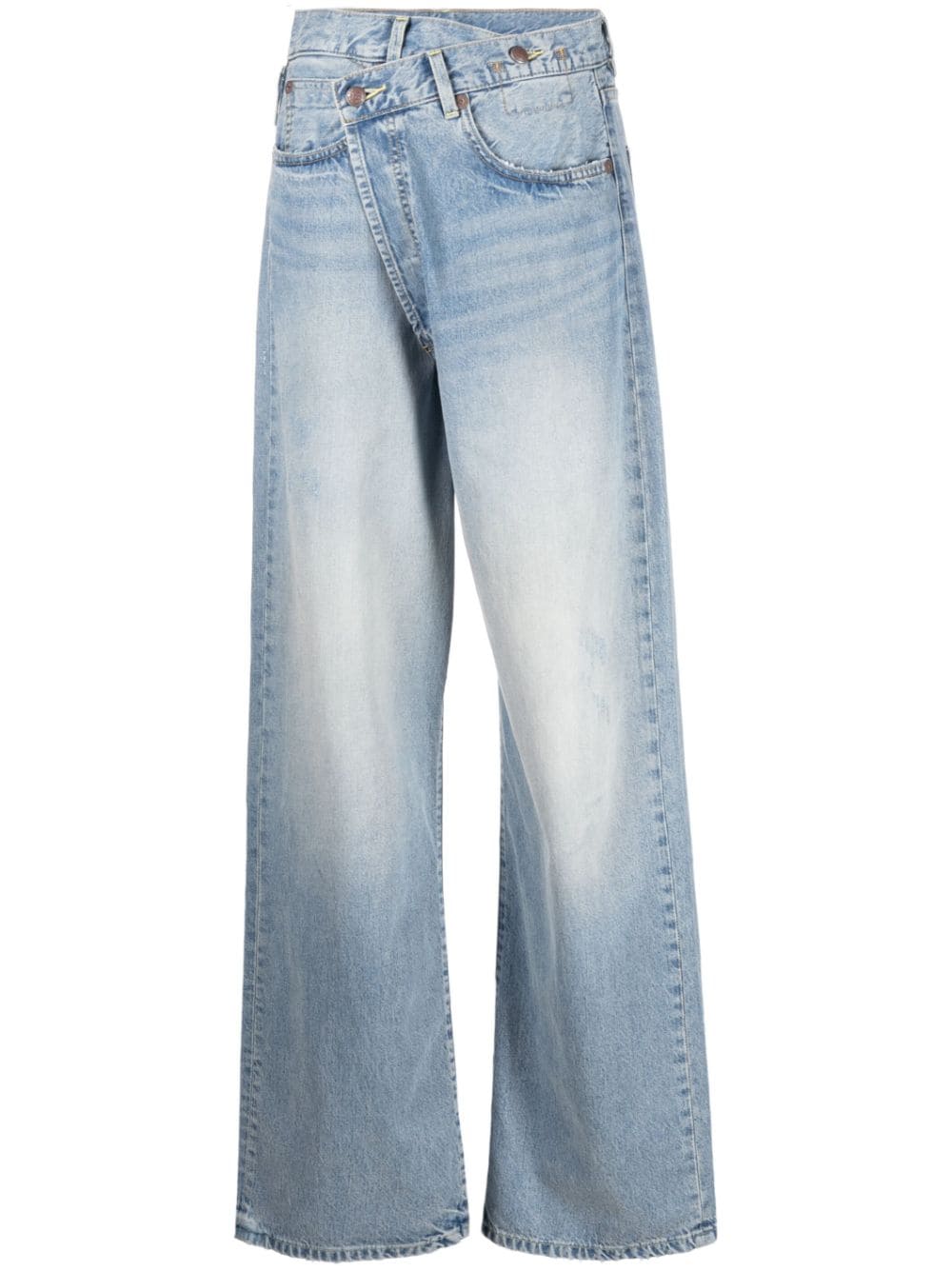 R13 Weite Crossover Jeans - Blau von R13