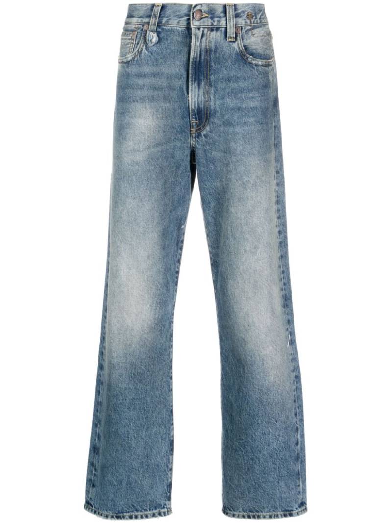 R13 Klassische Straight-Leg-Jeans - Blau von R13