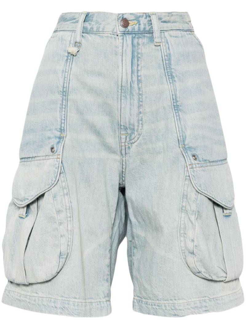 R13 Jeans-Shorts mit Taschen - Blau von R13