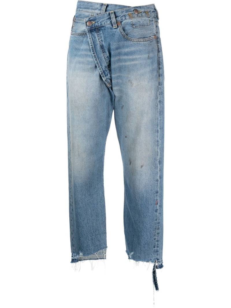 R13 Jeans in Distressed-Optik - Blau von R13