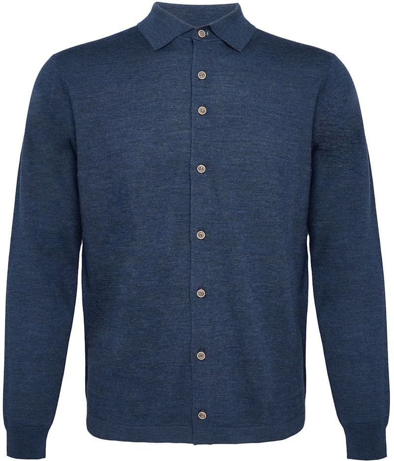 R2 Amsterdam Knitted Pull Hemd Merino Dunkelblau - Größe XXL von R2 Amsterdam
