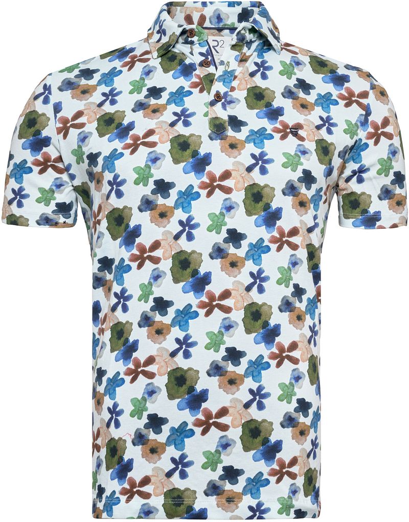 R2 Amsterdam Piqué Polo Druck Multicolor - Größe XXL R2 Amsterdam Piqué Polo Druck Multicolor - Größe XXL von R2 Amsterdam
