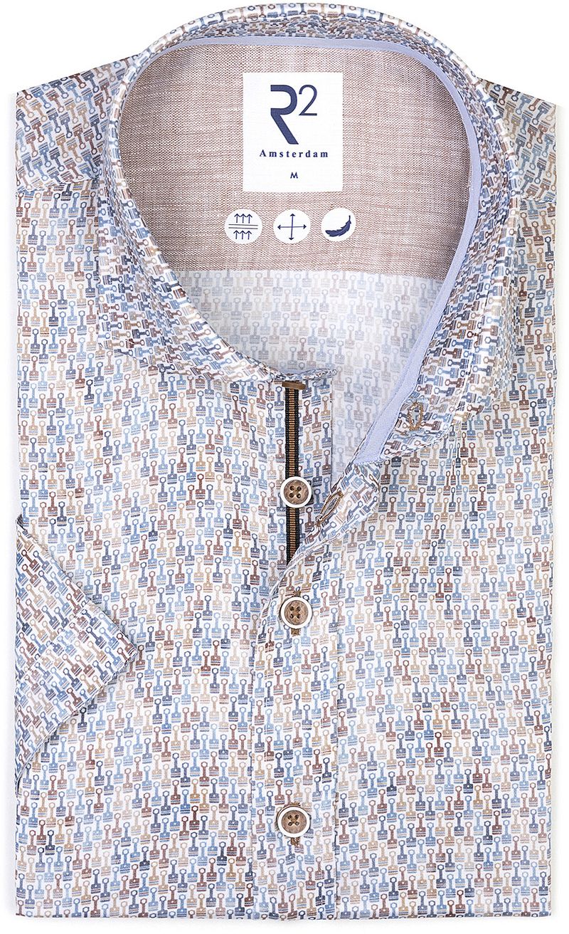 R2 Hemd Shortsleeve Print Blau - Größe 41 R2 Hemd Shortsleeve Print Blau - Größe 41 von R2 Amsterdam