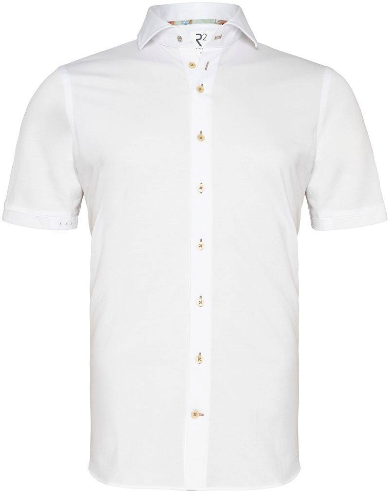 R2 Japanese Knitted Hemd Shortsleeve Weiß - Größe M von R2 Amsterdam