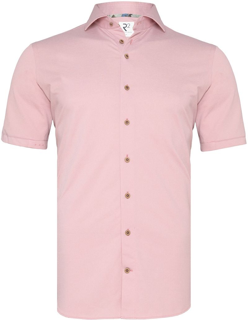 R2 Japanese Knitted Short Sleeve Hemd Rosa - Größe XXL R2 Japanese Knitted Short Sleeve Hemd Rosa - Größe XXL von R2 Amsterdam