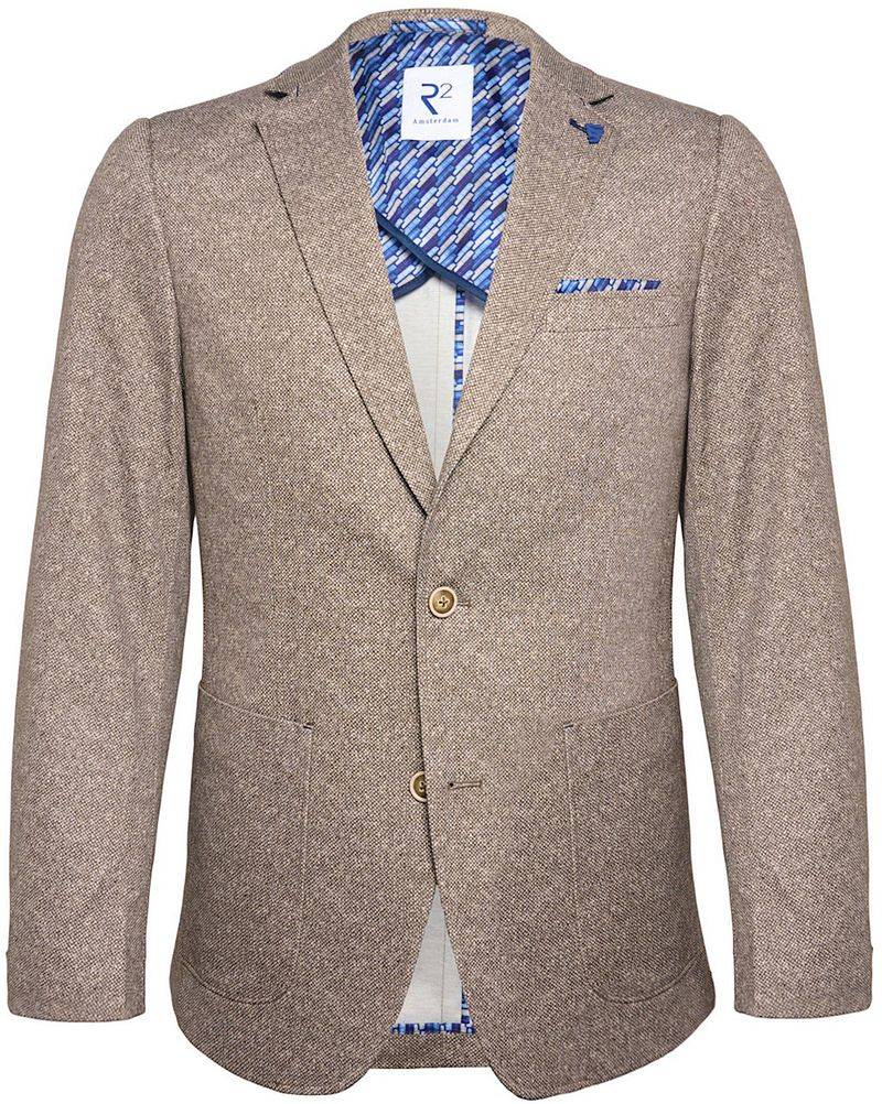 R2 Jersey Blazer Braun - Größe 50 von R2 Amsterdam
