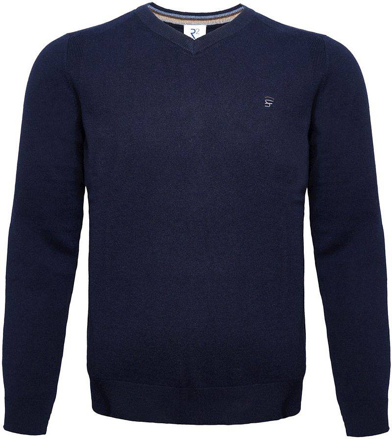 R2 Pullover Merino Wool Navy - Größe XL von R2 Amsterdam