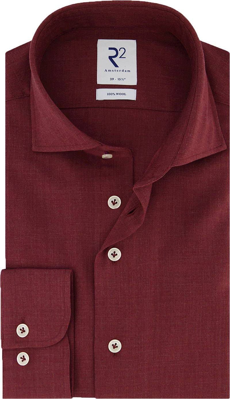 R2 Wolle Hemd Bordeaux - Größe 43 R2 Wolle Hemd Bordeaux - Größe 43 von R2 Amsterdam
