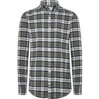 R2 Flanellhemd mit Karomuster und Button-Down-Kragen in M von R2