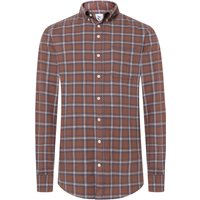 R2 Softes Flanellhemd mit Karomuster und Button-Down-Kragen in M von R2