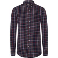 R2 Softes Flanellhemd mit Karomuster und Button Down-Kragen in XXL von R2