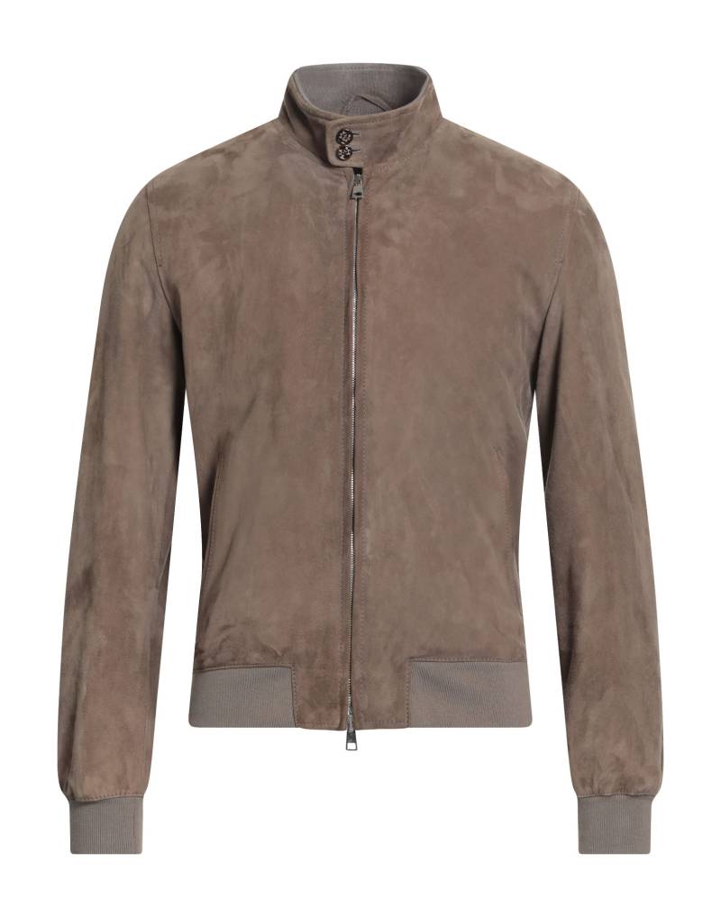 R89R by ROBBERT ROOST Shearling- & Kunstfell Herren Khaki von R89R by ROBBERT ROOST