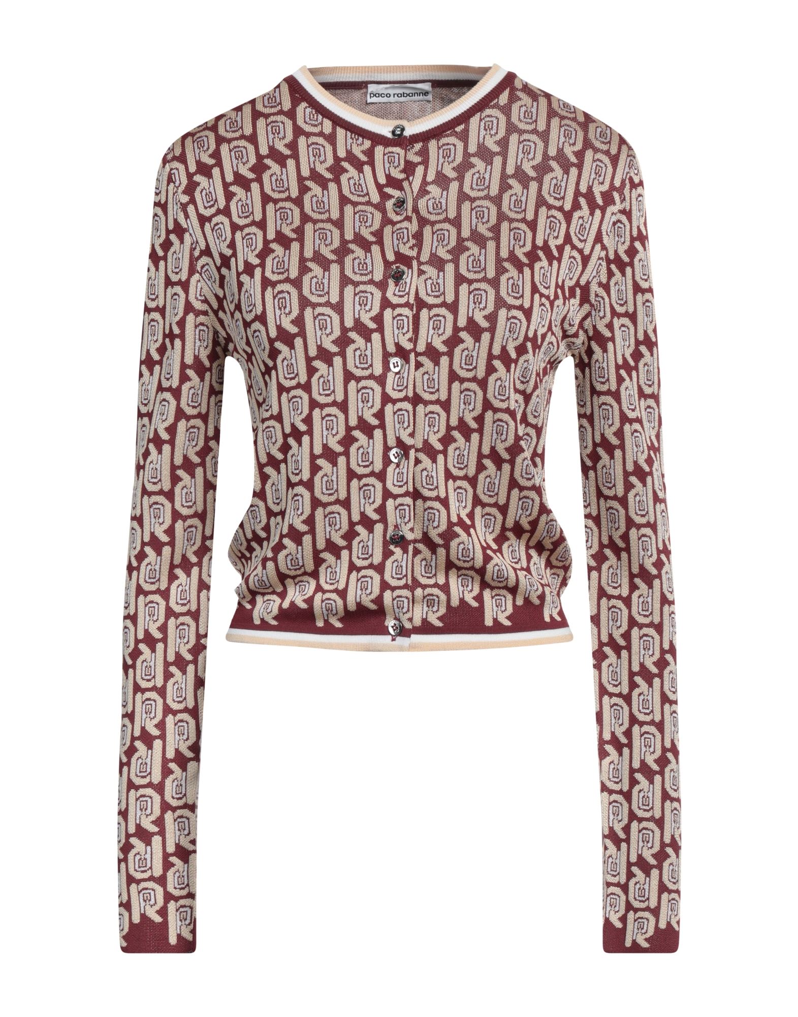 RABANNE Strickjacke Damen Rostrot von RABANNE