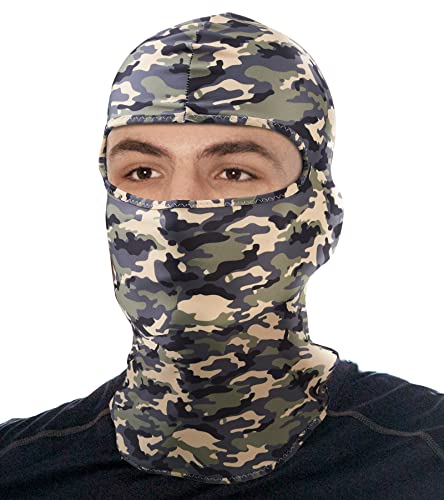 RABIGALA Sturmhaube Balaclava Motorrad Sommer Sturmhaube 2 Loch UV-Schutz Ski Schlauchtuch Fahrrad-Gesichtsmaske für Damen & Herren von RABIGALA