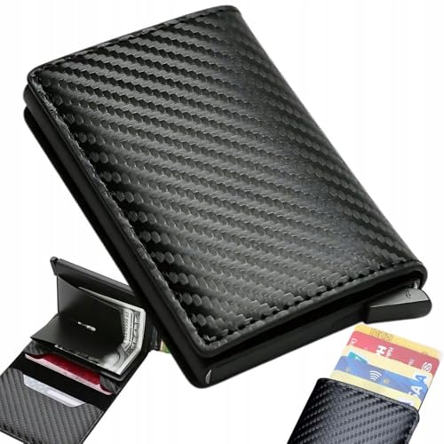 RACEL Geldbeutel Slim Wallet RFID Schutz Kartenetui Mini Geldbörse Portemonnaie von RACEL