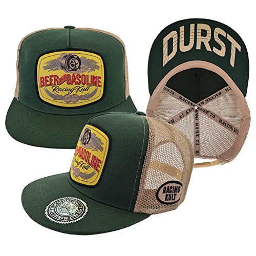 Racing Kult Beer and Gasoline Snapback Cap mit Patch Unisex von Racing Kult