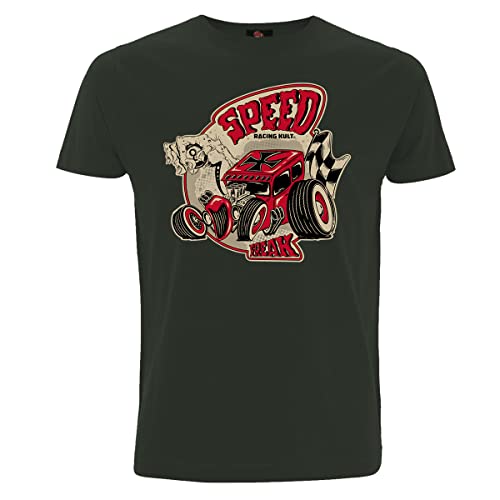 RACING KULT T-Shirt Hot Rod Speedfreak Frontprint (as3, Alpha, m, Regular, Regular) von RACING KULT