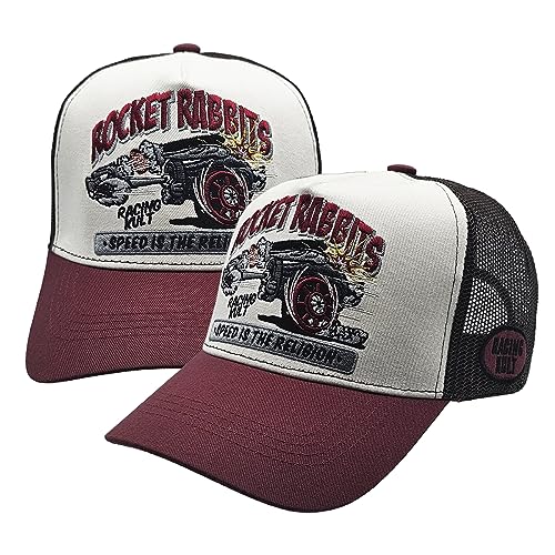 RACING KULT Trucker Cap Rocket Rabbits mit Stick Unisex von RACING KULT