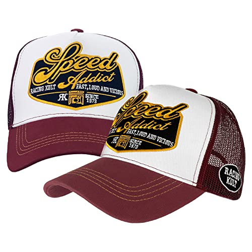 RACING KULT Trucker Cap Speed Addict mit Stick Unisex von RACING KULT