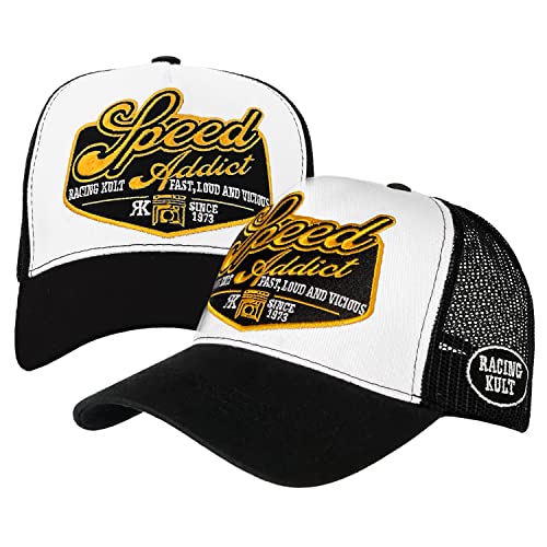 RACING KULT Trucker Cap Speed Addict mit Stick Unisex von RACING KULT