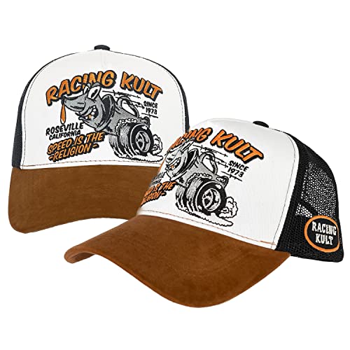 RACING KULT Trucker Cap Speed is The Religion mit Stick Unisex von RACING KULT
