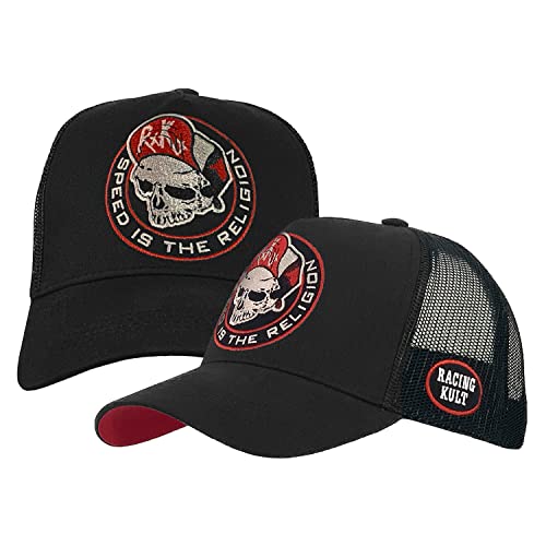 RACING KULT Trucker Cap Speed is The Religion mit Stick Unisex von RACING KULT