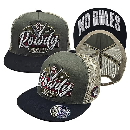RACING KULT V8 Rowdy Snapback Cap mit Stick Unisex von RACING KULT