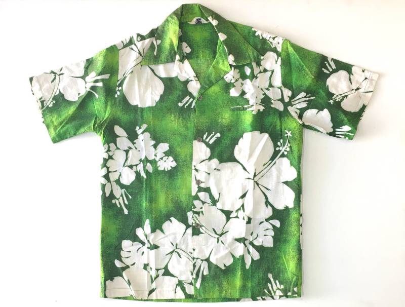 Fashions By Myra Bark Clothe Hawaiihemd Mit Blumenmuster. Gr. M. Hawaii von RACQUETSOCIETY