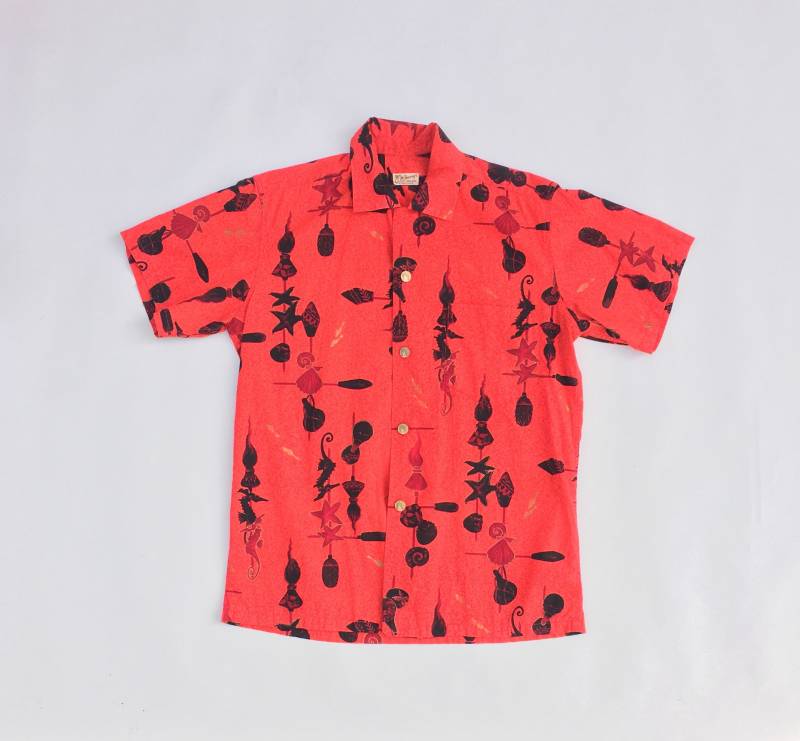 Mcireny's Of Honolulu Hawaii Tiki Shirt. Gr. M. Usa von RACQUETSOCIETY