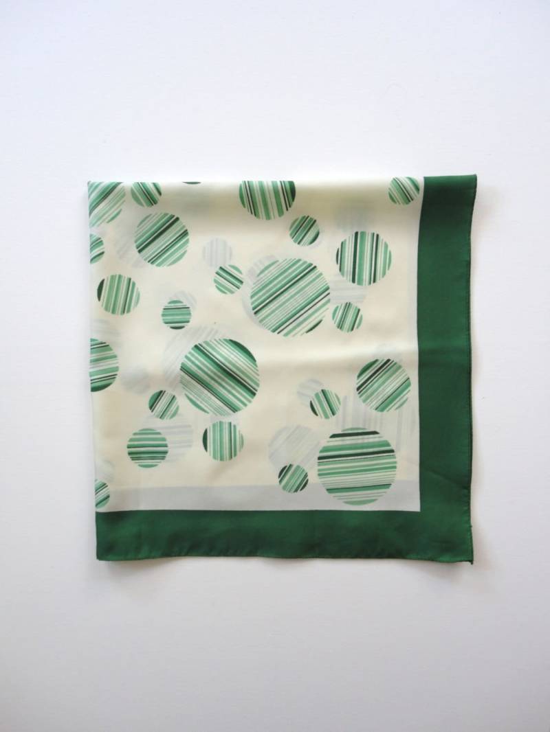 Woodward & Lothrop "Woodies" Grüner Rundschal Aus Polyester. Italien von RACQUETSOCIETY