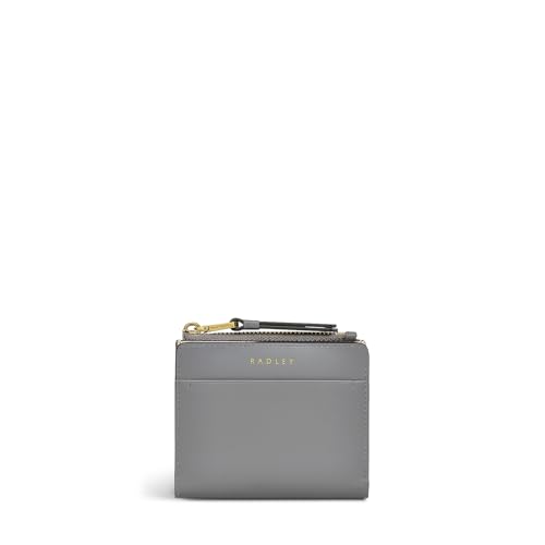 Radley London Liverpool Lane Protect Kleine Bifold Geldbörse für Damen mit RFID-Schutzfutter aus Glattleder, Cloud Burst, Einheitsgröße, Klassisch von Radley