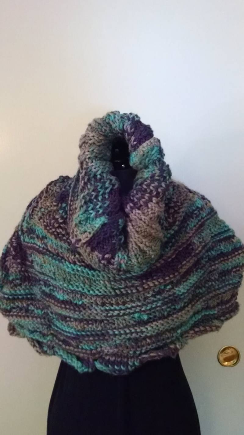 Gestrickte Cowl Neck Schal, Gestrickt Snood, Custom Made Kapuzen Handgemachte Einzigartige Kreationen von RADZCreations