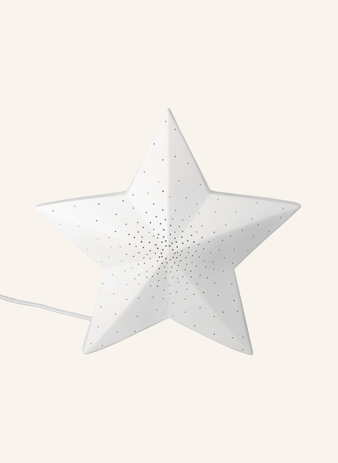 Räder Tischleuchte Stern weiss von RÄDER