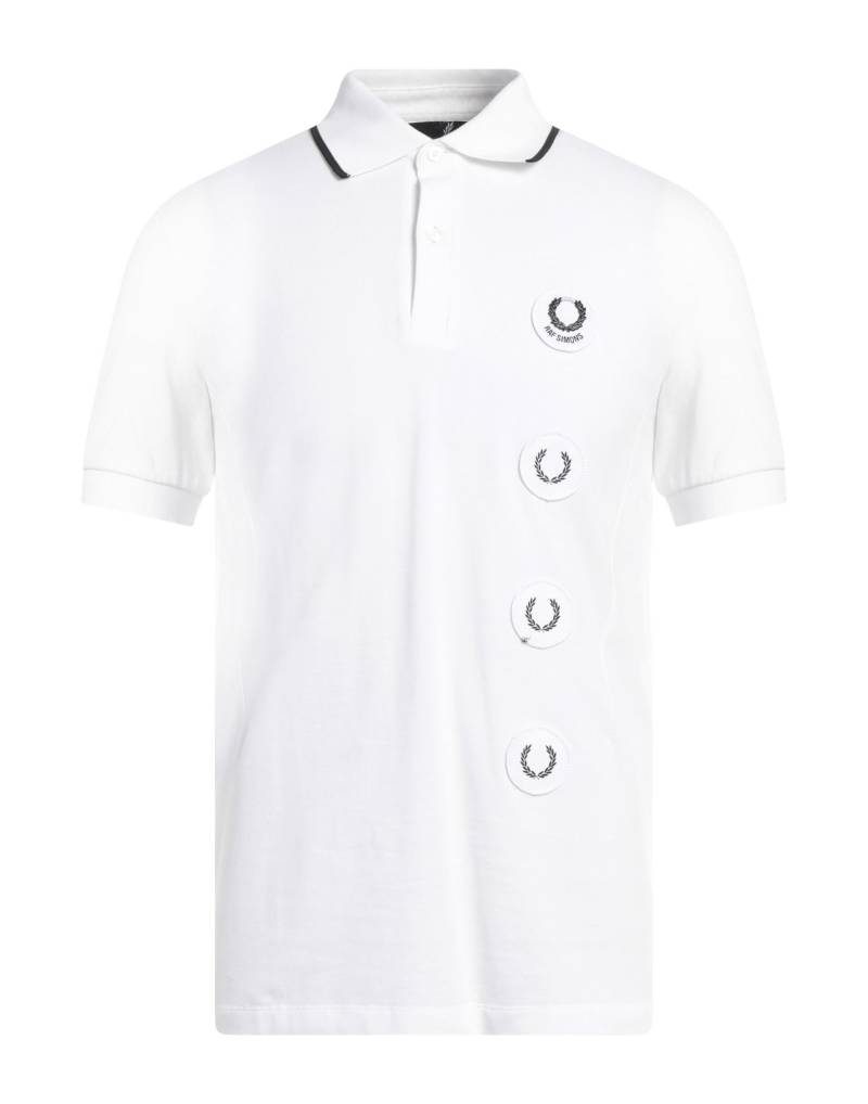 RAF SIMONS FRED PERRY Poloshirt Herren Weiß von RAF SIMONS FRED PERRY