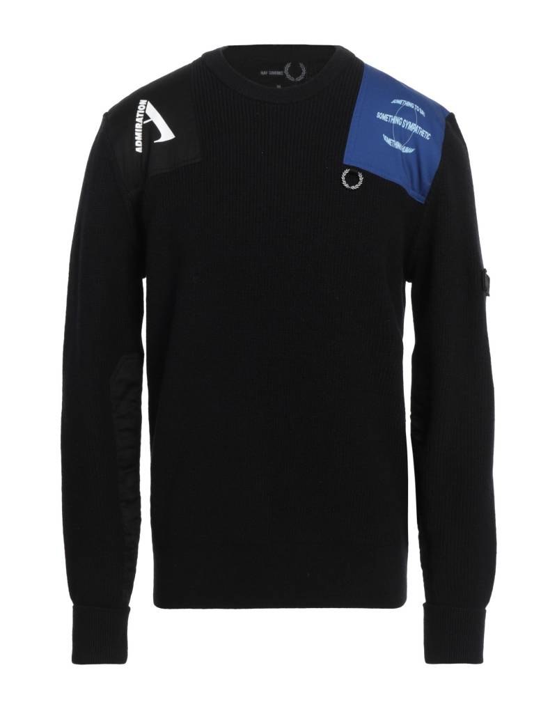 RAF SIMONS FRED PERRY Pullover Herren Schwarz von RAF SIMONS FRED PERRY