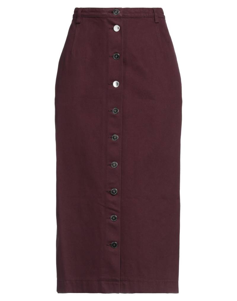 RAF SIMONS Jeansrock Damen Bordeaux von RAF SIMONS