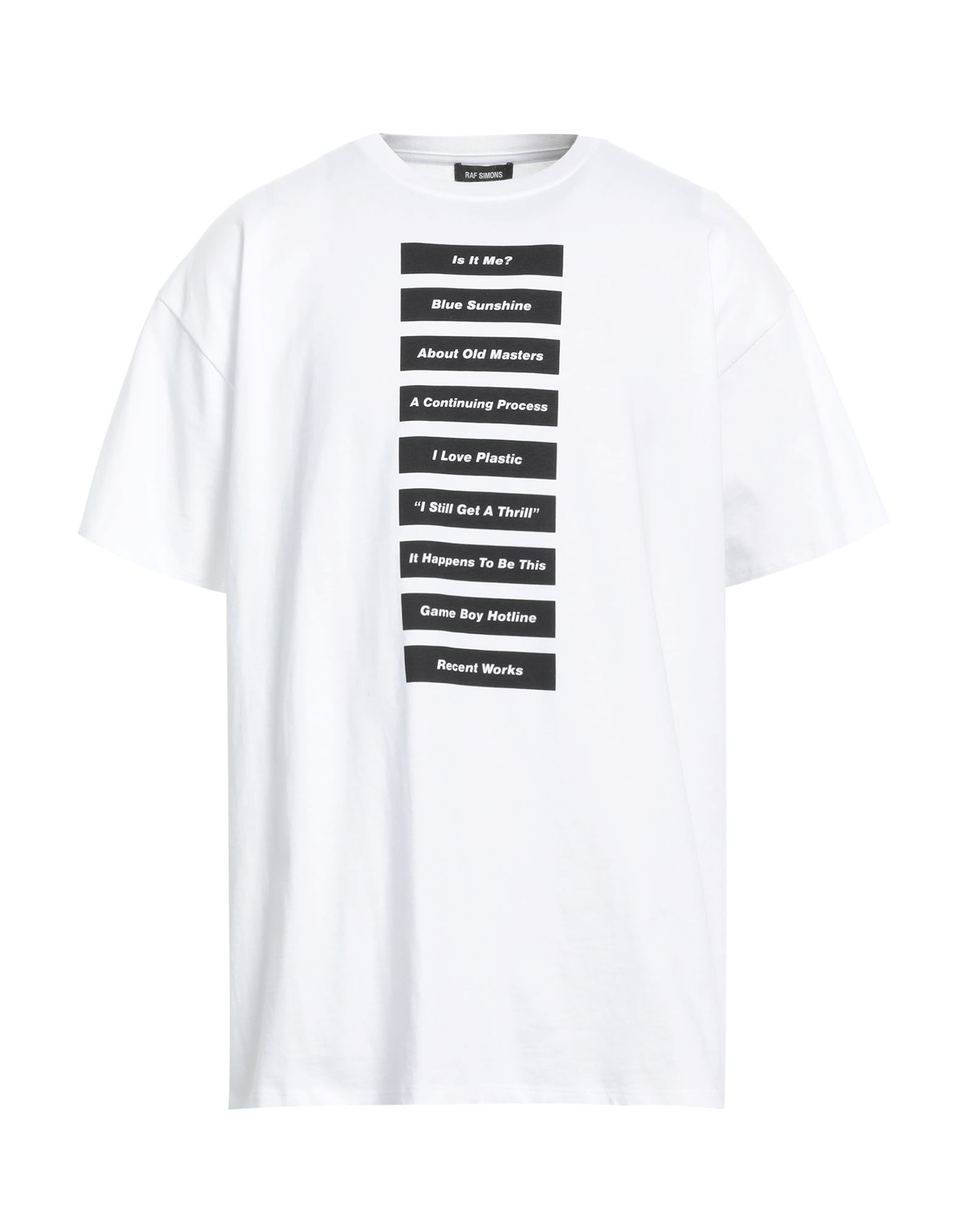 RAF SIMONS T-shirts Herren Weiß von RAF SIMONS