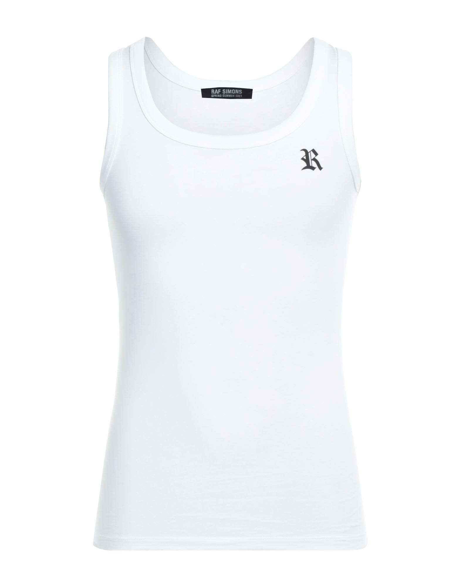 RAF SIMONS Tank Top Herren Weiß von RAF SIMONS