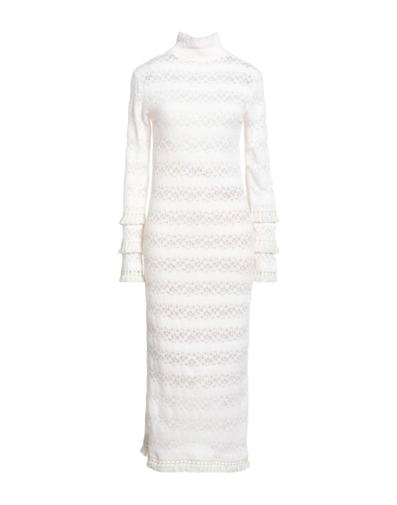 RAFFAELA D'ANGELO Midi-kleid Damen Elfenbein von RAFFAELA D'ANGELO