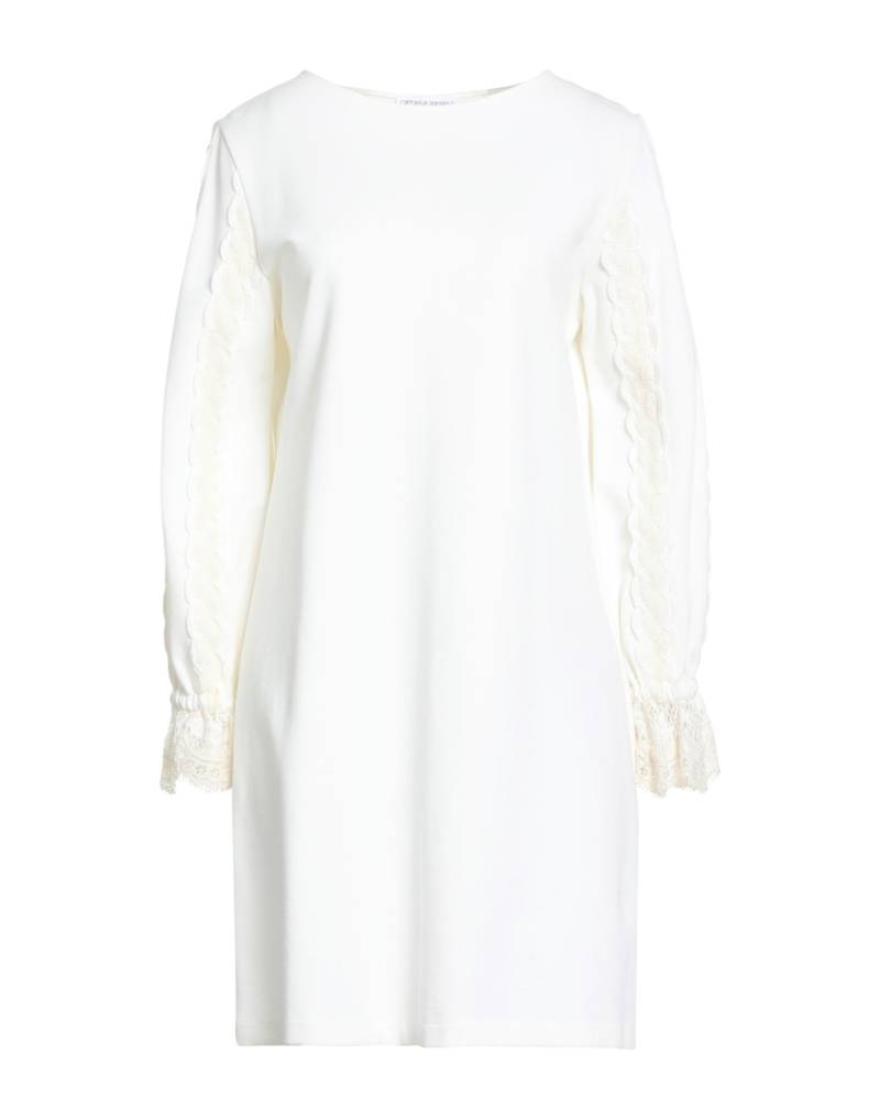 RAFFAELA D'ANGELO Mini-kleid Damen Elfenbein von RAFFAELA D'ANGELO