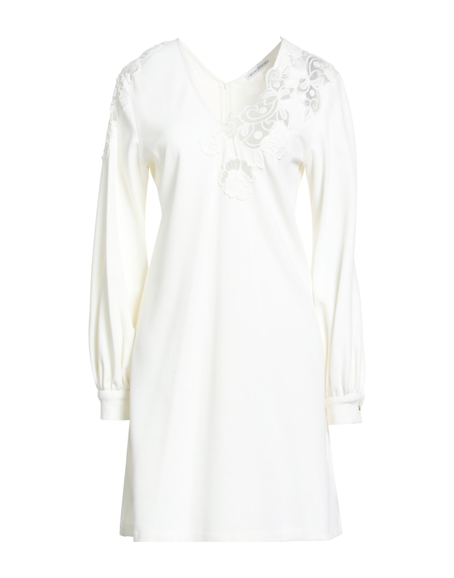 RAFFAELA D'ANGELO Mini-kleid Damen Off white von RAFFAELA D'ANGELO