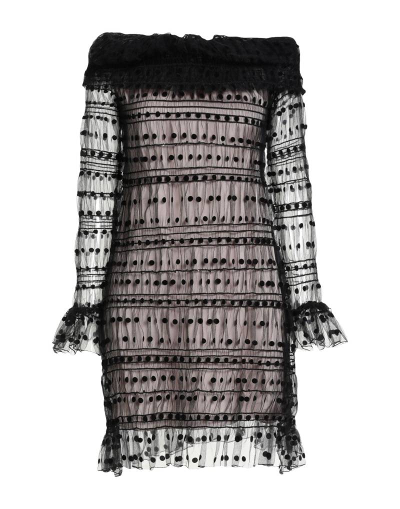 RAFFAELA D'ANGELO Mini-kleid Damen Schwarz von RAFFAELA D'ANGELO