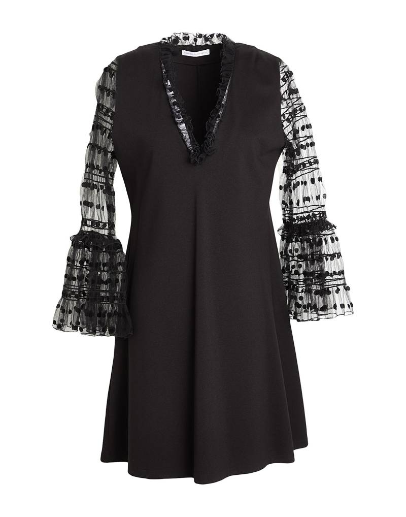 RAFFAELA D'ANGELO Mini-kleid Damen Schwarz von RAFFAELA D'ANGELO