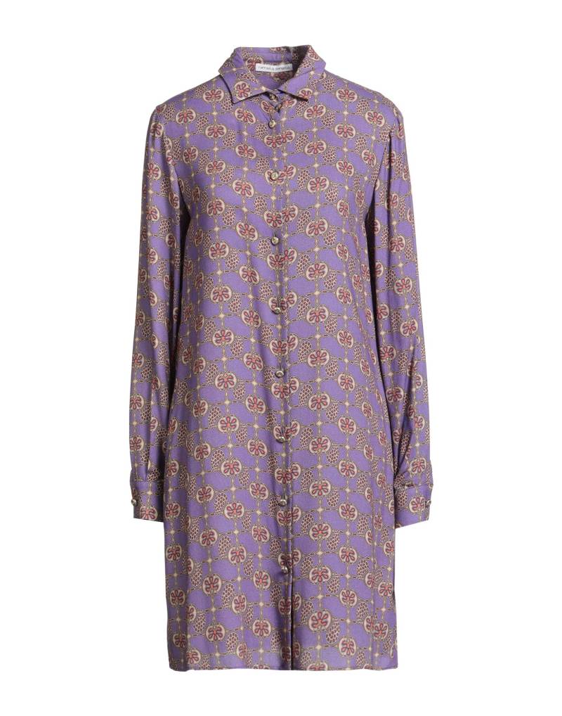 RAFFAELA D'ANGELO Mini-kleid Damen Violett von RAFFAELA D'ANGELO