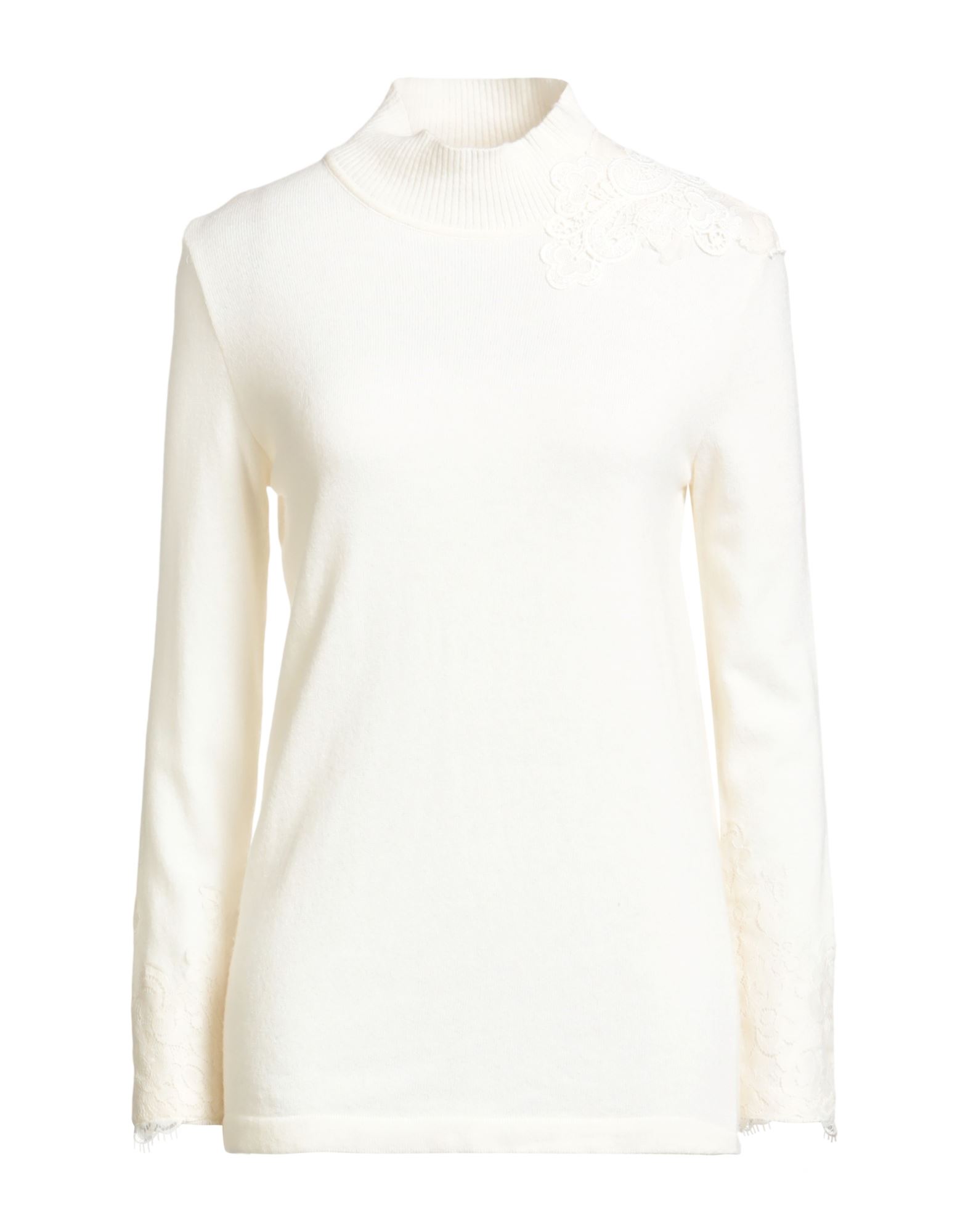 RAFFAELA D'ANGELO Rollkragenpullover Damen Elfenbein von RAFFAELA D'ANGELO