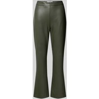 Raffaello Rossi Flared Bootcut Hose in Leder-Optik Modell 'MACY' in Oliv, Größe 40 Raffaello Rossi Flared Bootcut Hose in Leder-Optik Modell 'MACY' in Oliv, Größe 40 von RAFFAELLO ROSSI