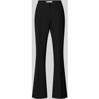 Raffaello Rossi Flared Stoffhose mit Ziernähte und Viskose-Anteil Modell 'DORO' in Black, Größe 42 von RAFFAELLO ROSSI