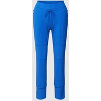 Raffaello Rossi Hose mit seitlichen Reißverschlusstaschen Modell 'CANDY' in Royal, Größe 32 von RAFFAELLO ROSSI